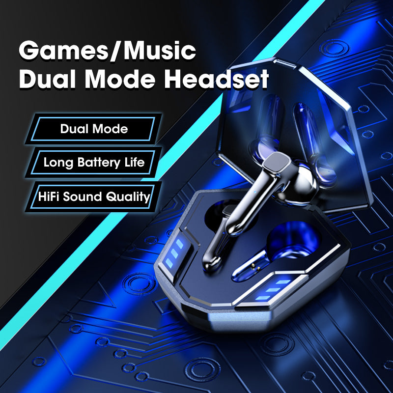 SE-59 Wireless Gaming Headphones Low Latency Bluetooth V5.2 8D Stereo Music Earphones with Microphone SE-59 Wireless Gaming Headphones Low Latency Bluetooth V5.2 8D Stereo Music Earphones with Microphone